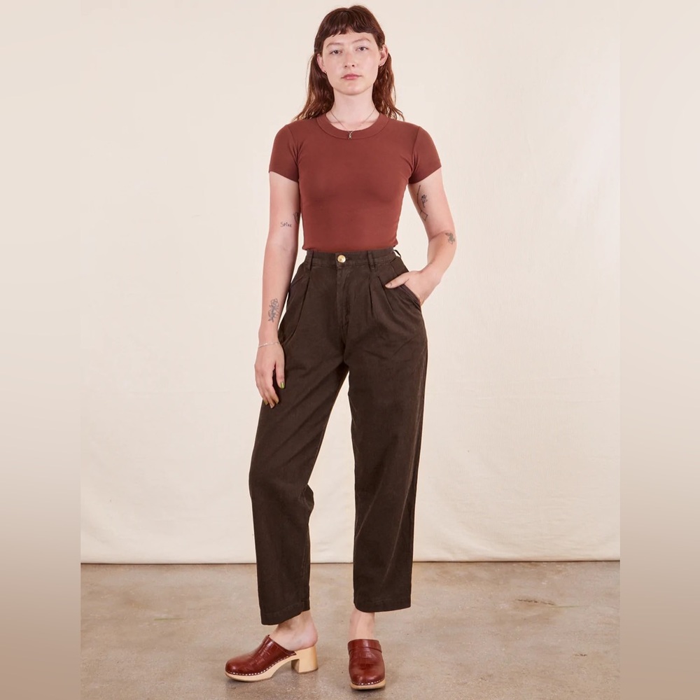 Big Bud Press Trousers Espresso Medium Petite